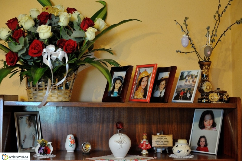 Szépkorú köszöntése - Koós Györgyné