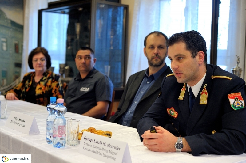 Projektzáró sajtótájékoztató a kataszrtófavédelemnél