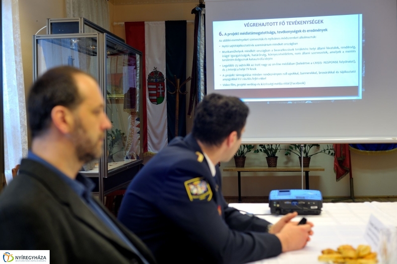 Projektzáró sajtótájékoztató a kataszrtófavédelemnél