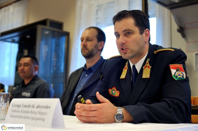 Projektzáró sajtótájékoztató a kataszrtófavédelemnél