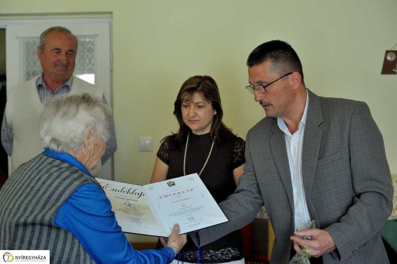 Szépkorú köszöntése - Purgel Katalin