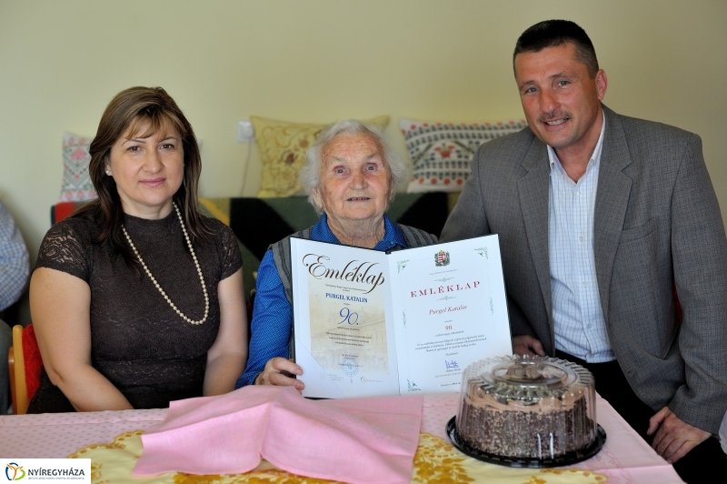 Szépkorú köszöntése - Purgel Katalin