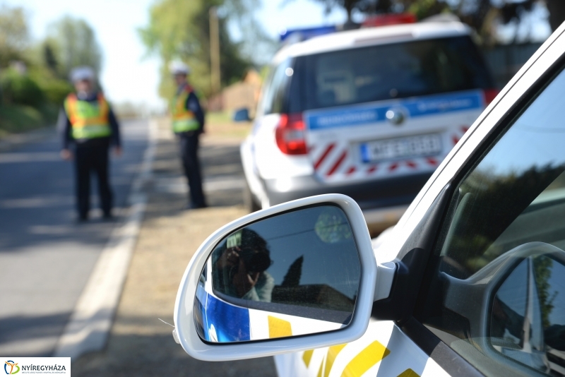 Speedmaraton-trafipaxos ellenőrzés a Kincs utcán