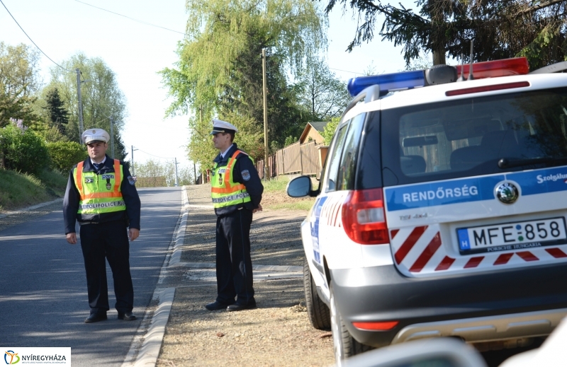Speedmaraton-trafipaxos ellenőrzés a Kincs utcán