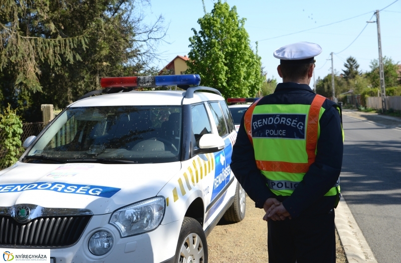 Speedmaraton-trafipaxos ellenőrzés a Kincs utcán