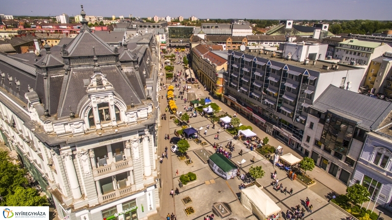 Hello Nyíregyháza helyszínei a magasból