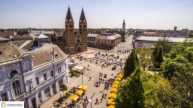 Hello Nyíregyháza helyszínei a magasból