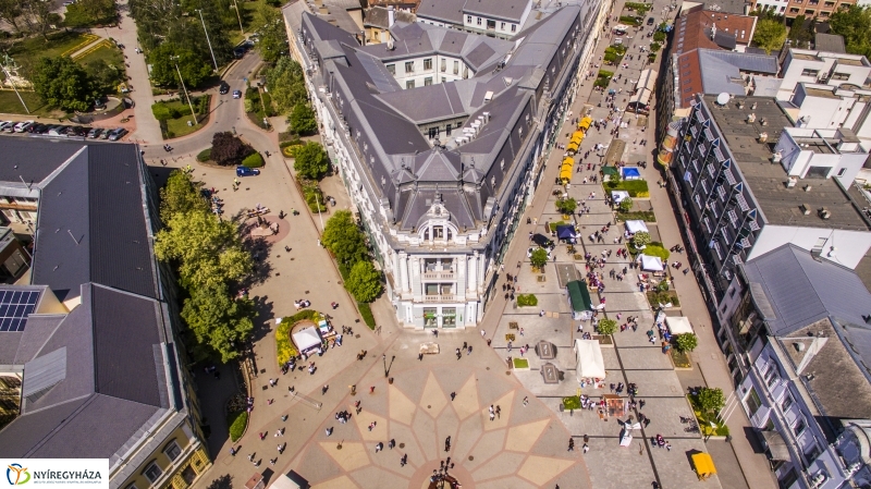 Hello Nyíregyháza helyszínei a magasból