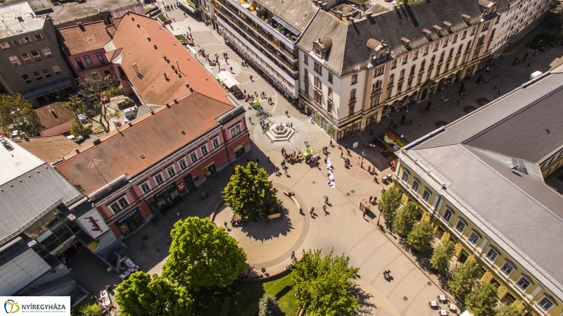 Hello Nyíregyháza helyszínei a magasból