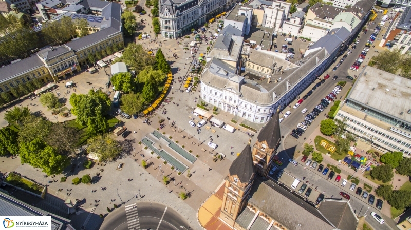 Hello Nyíregyháza helyszínei a magasból
