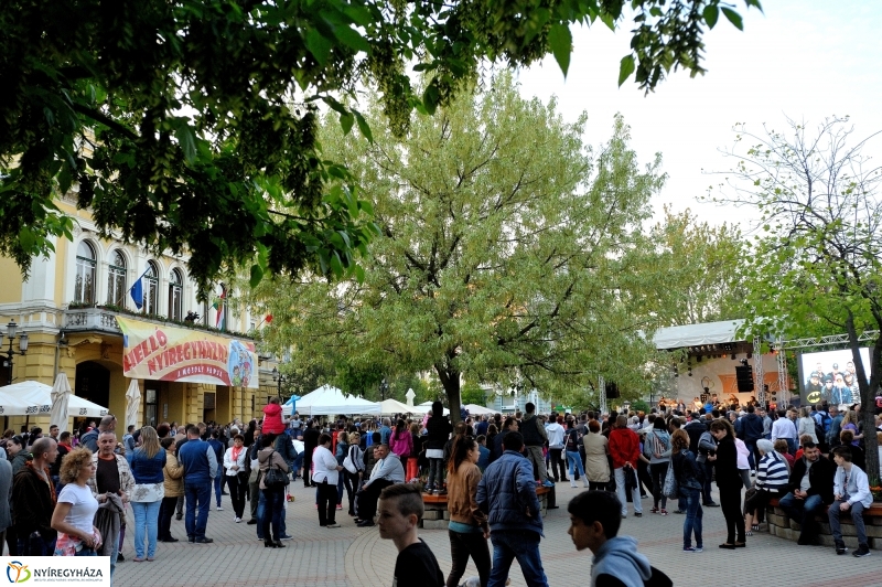Helló Nyíregyháza Kossuth tér este és Ocho Macho koncert