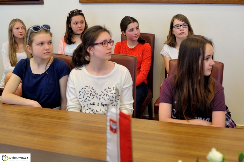 Lengyel diákok Nyíregyházán