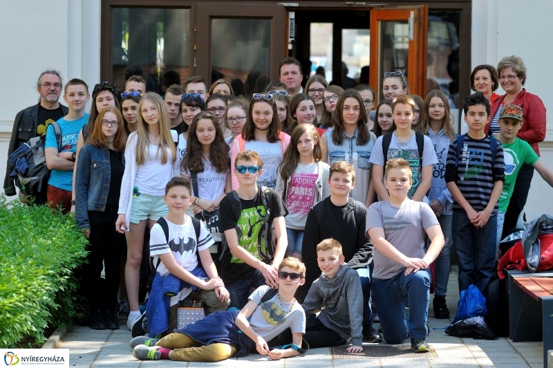 Lengyel diákok Nyíregyházán