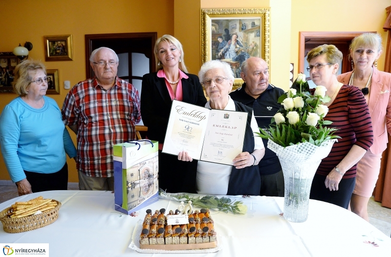 Turi Nagy Károlyné 90 éves