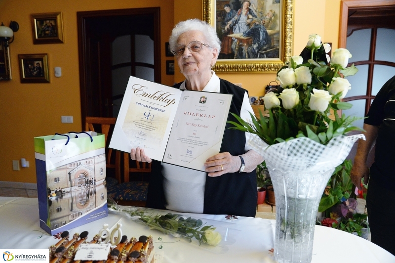 Turi Nagy Károlyné 90 éves