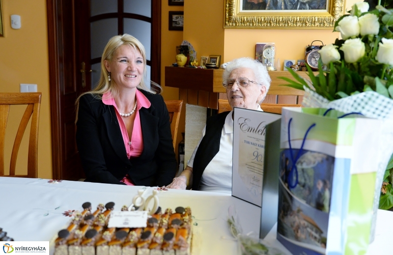 Turi Nagy Károlyné 90 éves