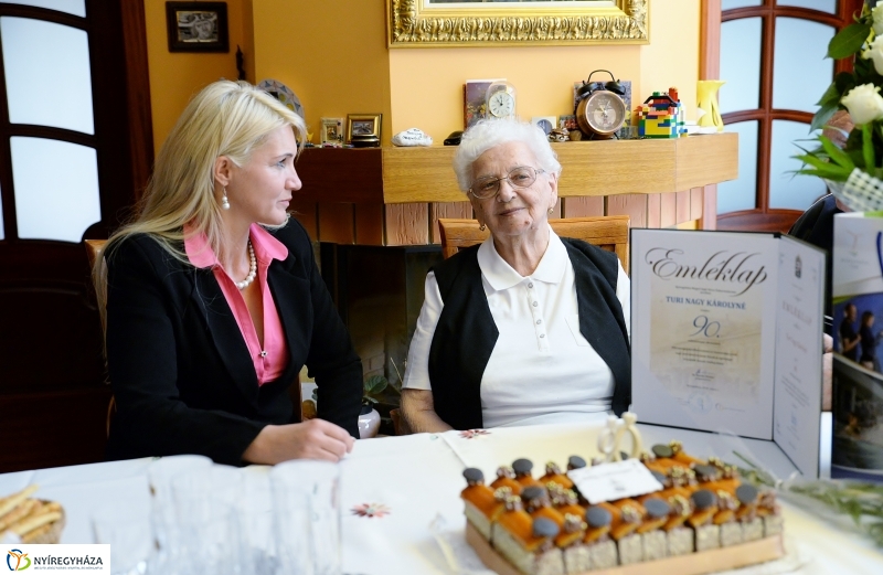 Turi Nagy Károlyné 90 éves