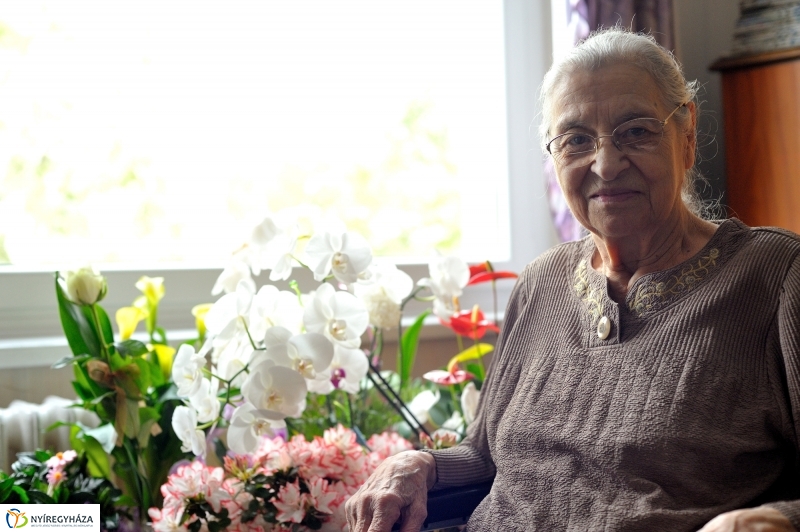 Szépkorú köszöntése Szántó Mihályné