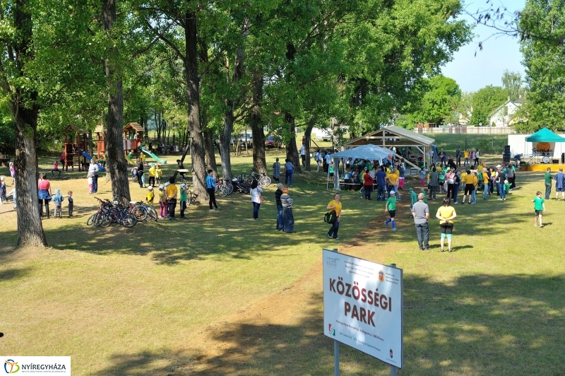 Közösségi Park avatás Nyírszőlősön