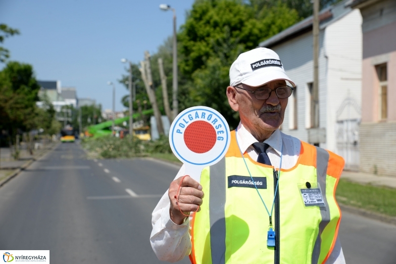 Tereprendezés a Szegfű utcán