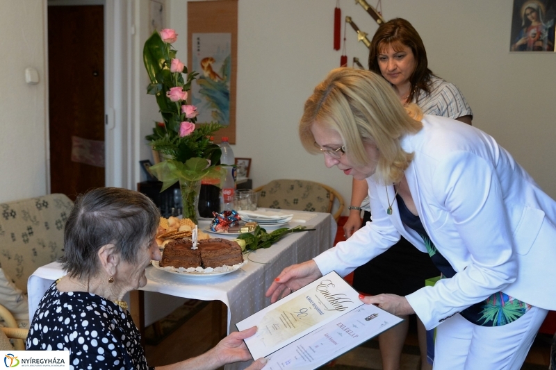 Károly Benjáminné 90 éves