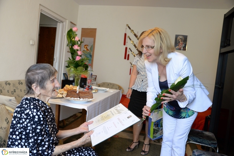 Károly Benjáminné 90 éves