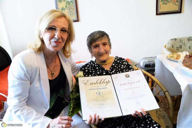 Károly Benjáminné 90 éves