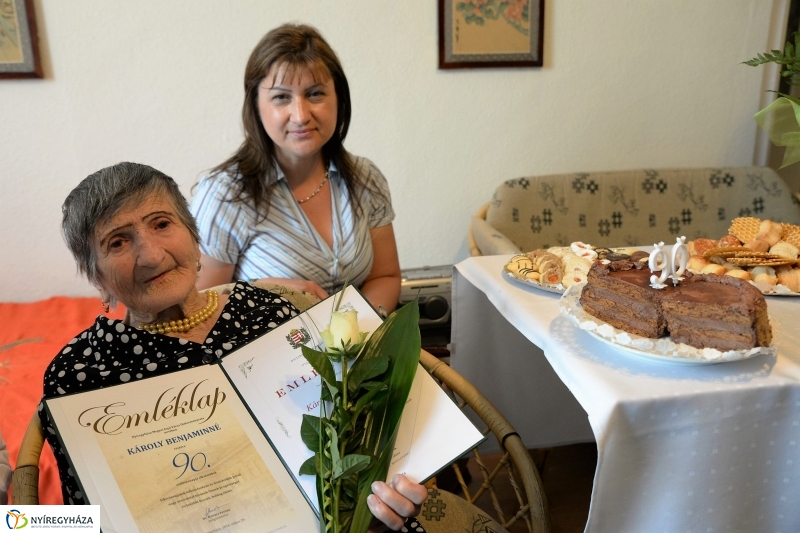 Károly Benjáminné 90 éves