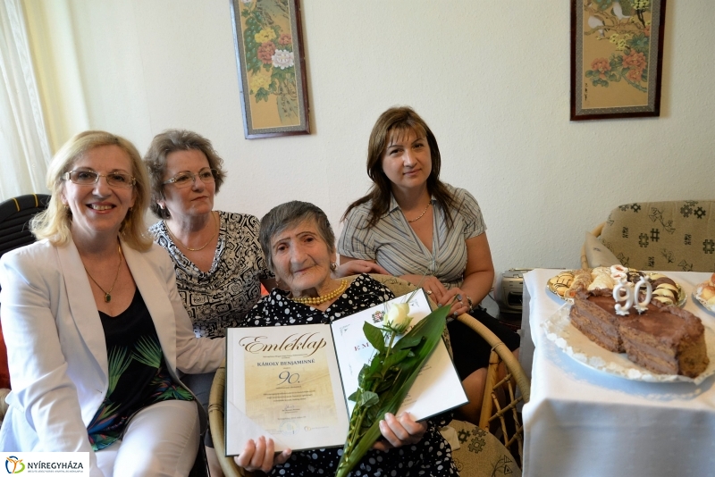 Károly Benjáminné 90 éves