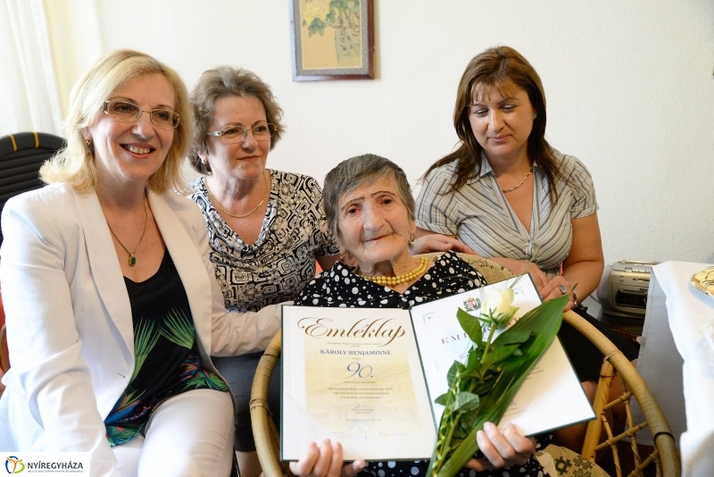 Károly Benjáminné 90 éves