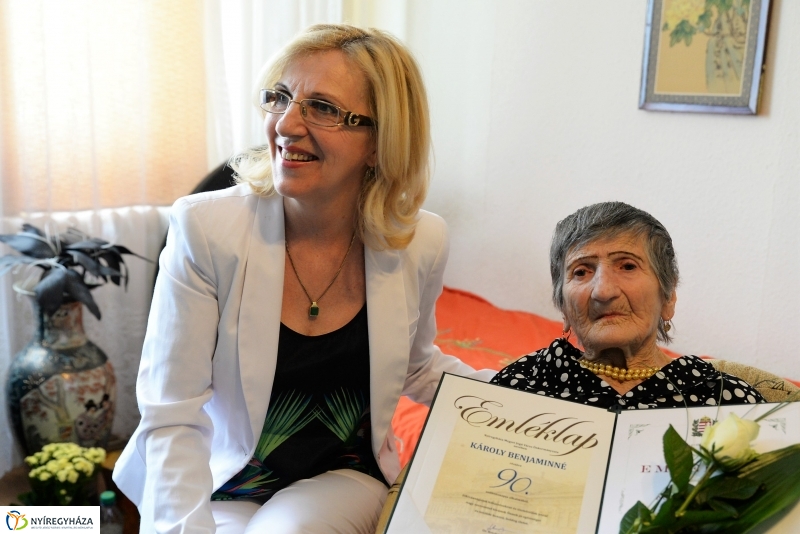 Károly Benjáminné 90 éves