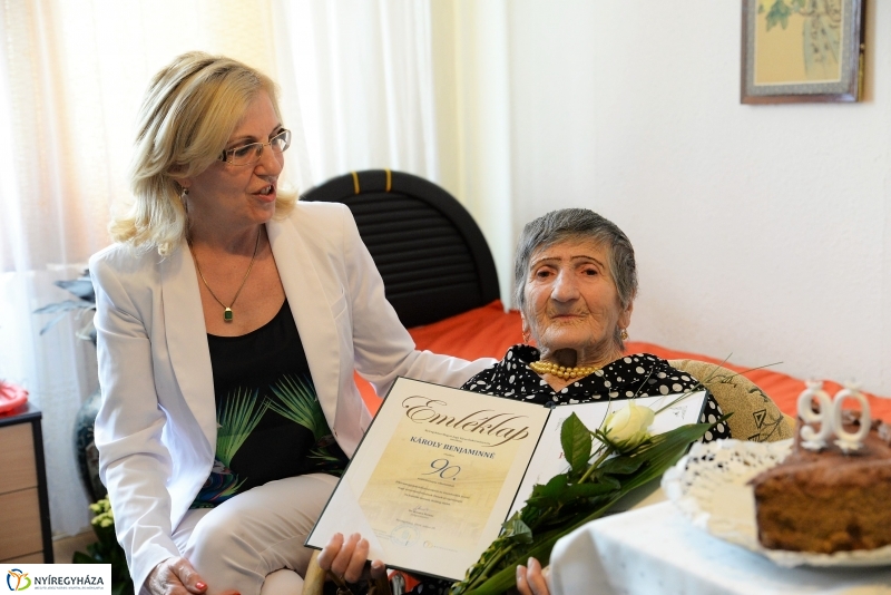 Károly Benjáminné 90 éves