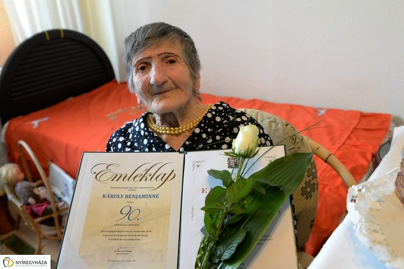 Károly Benjáminné 90 éves