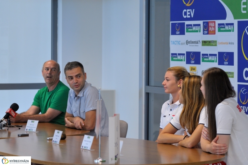 Nyíregyházán a női röplabda válogatott