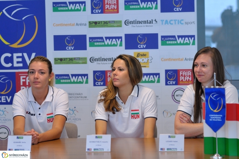 Nyíregyházán a női röplabda válogatott