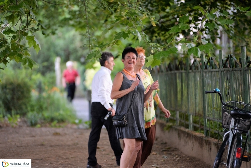 Elnémult a piros gitár-koncert a Bencs Villa udvarán
