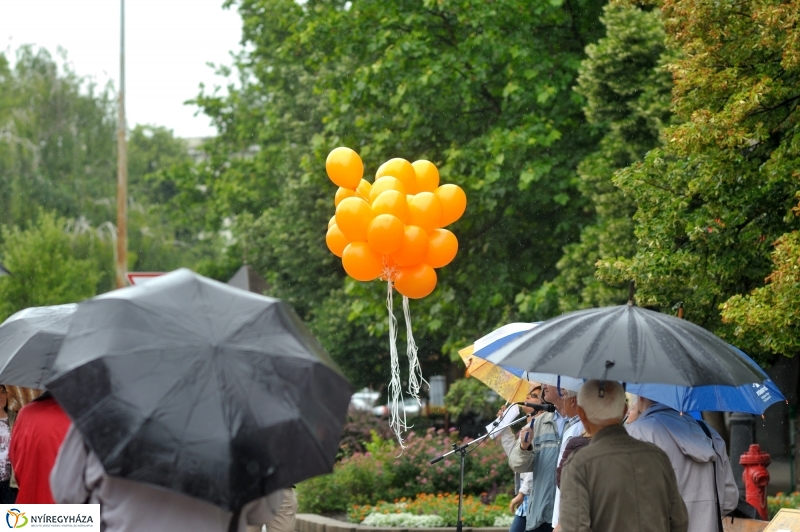 Pedagógus tüntetés a belvárosban