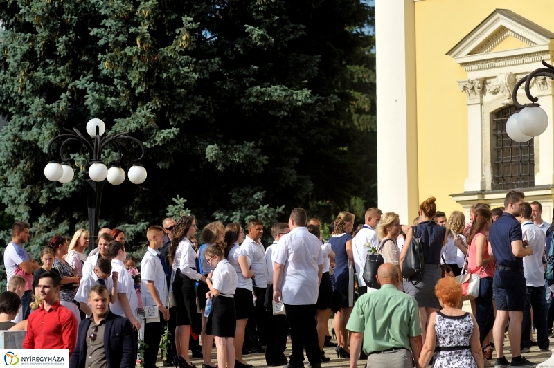Ballagás az Evangélikus iskolában
