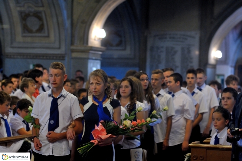 Ballagás az Evangélikus iskolában