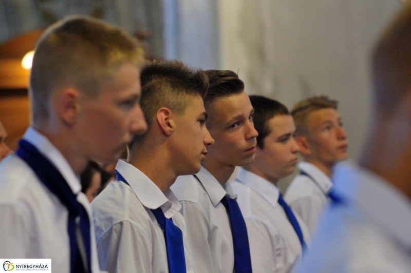 Ballagás az Evangélikus iskolában