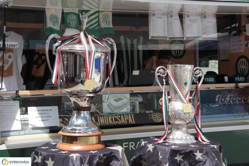 Fradi trófeák Nyíregyházán