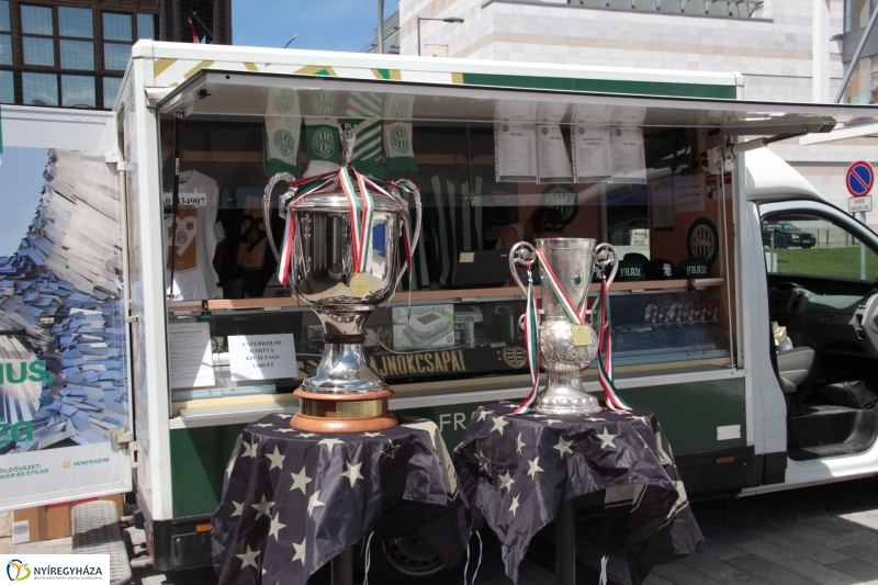Fradi trófeák Nyíregyházán