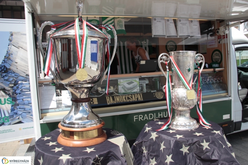 Fradi trófeák Nyíregyházán