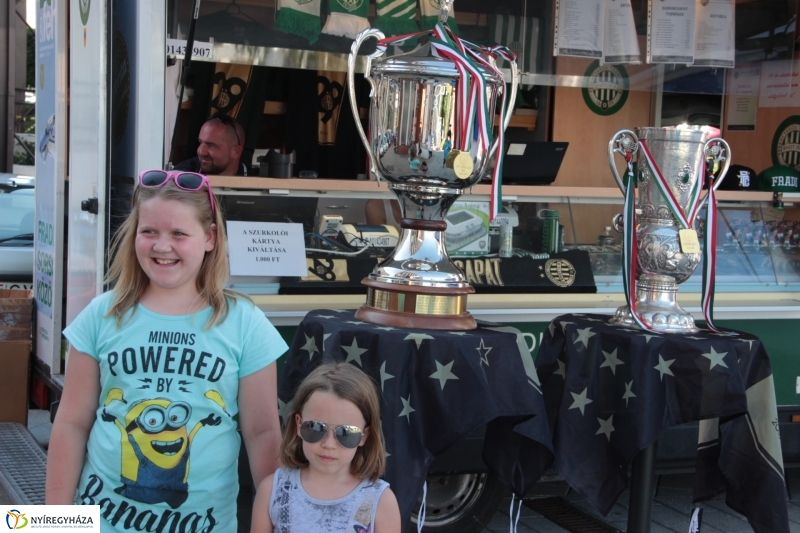 Fradi trófeák Nyíregyházán