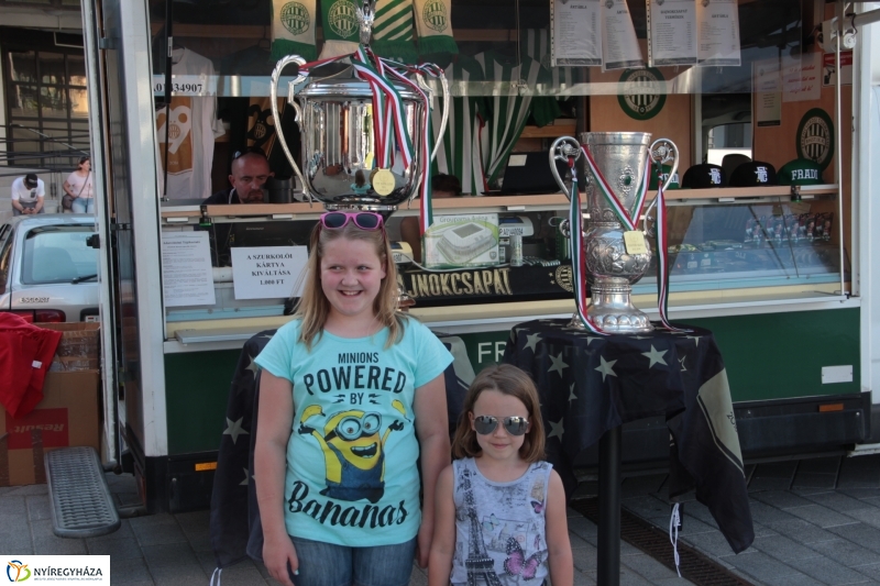 Fradi trófeák Nyíregyházán