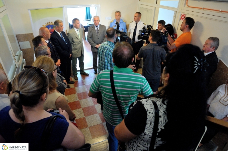 Polgárőr iroda átadás