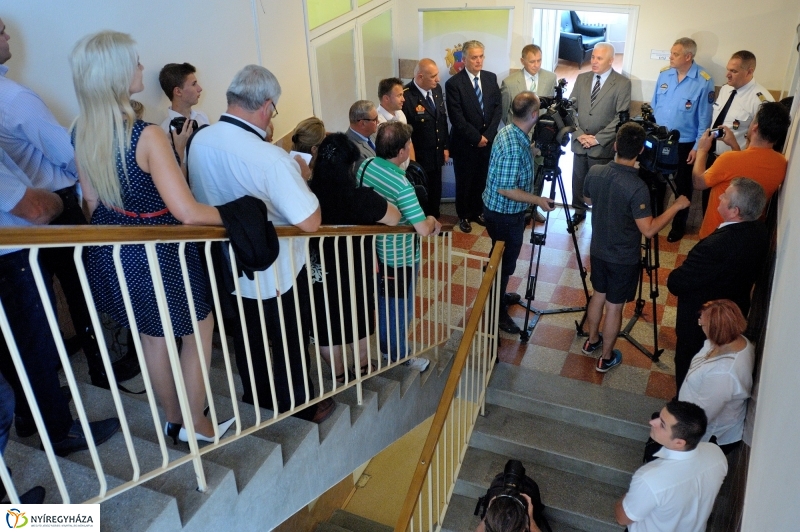 Polgárőr iroda átadás