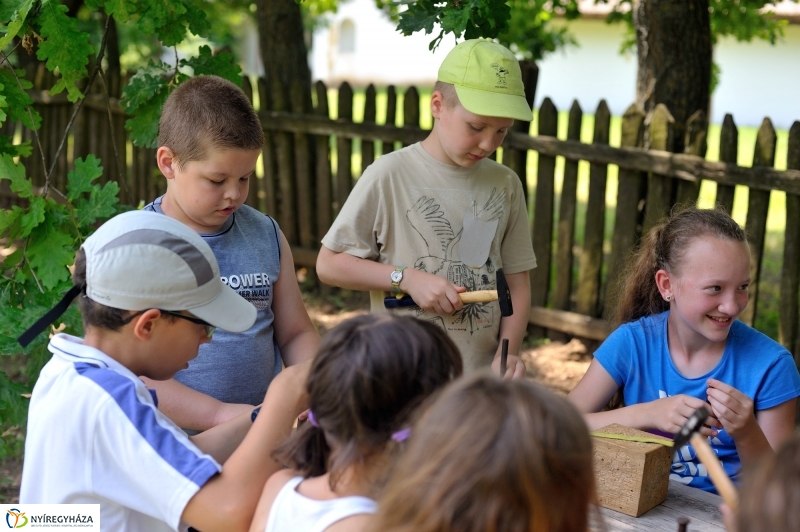 Napközis tábor a múzeumfaluban