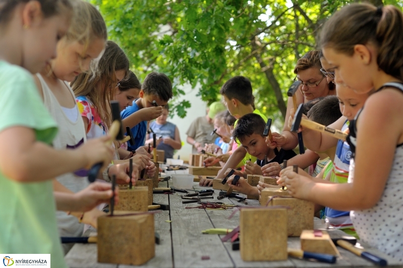 Napközis tábor a múzeumfaluban