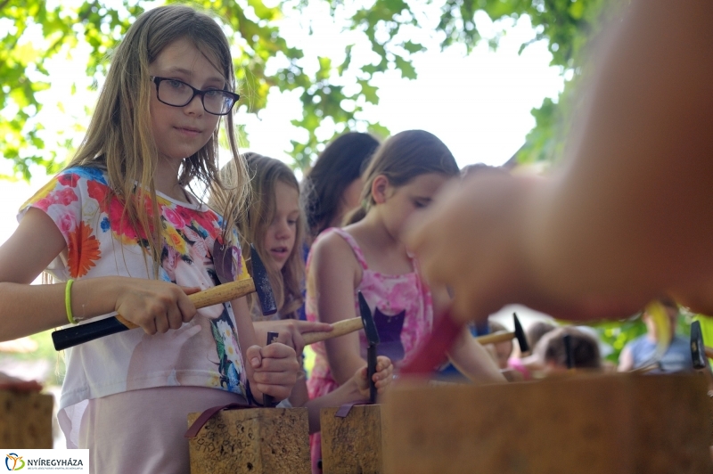 Napközis tábor a múzeumfaluban